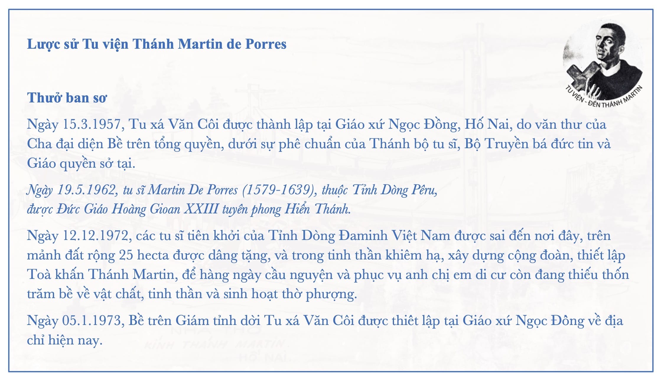 Hình ảnh giới thiệu trung tâm giáo lý